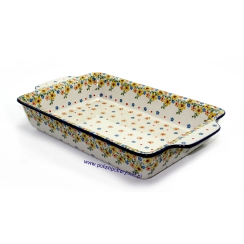 Zapiekacz 40cm II Gatunek dek. ​​​​2225X Żółte Kwiaty